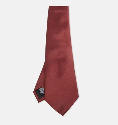 Boss By Hugo Boss Red Satin Silk Tie