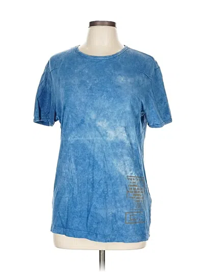 Pre-owned Boss By Hugo Boss Short Sleeve T-shirt In Blue