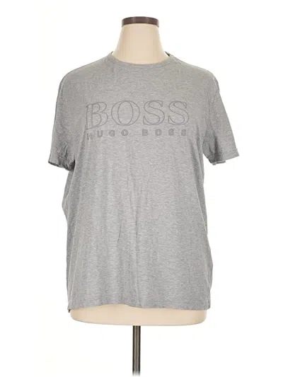 Pre-owned Boss By Hugo Boss Short Sleeve T-shirt In Gray