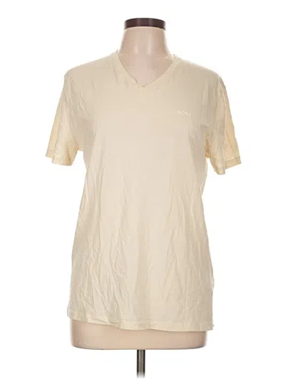 Pre-owned Boss By Hugo Boss Short Sleeve T-shirt In Ivory