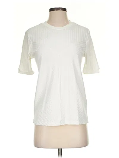 Pre-owned Boss By Hugo Boss Short Sleeve Turtleneck In Ivory