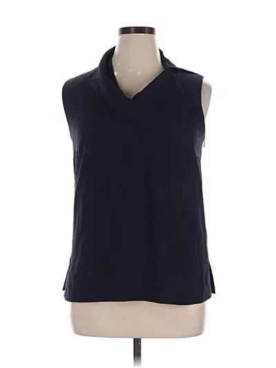 Pre-owned Boss By Hugo Boss Sleeveless Blouse In Blue