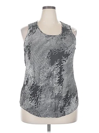 Pre-owned Boss By Hugo Boss Sleeveless Blouse In Gray