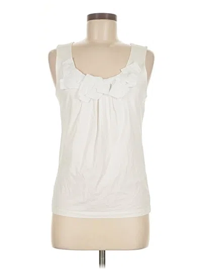 Pre-owned Boss By Hugo Boss Sleeveless Blouse In Ivory