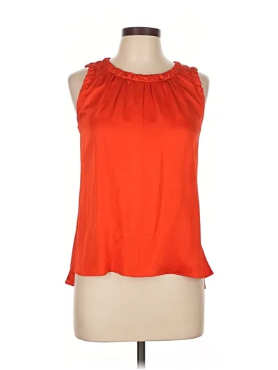 Pre-owned Boss By Hugo Boss Sleeveless Blouse In Orange