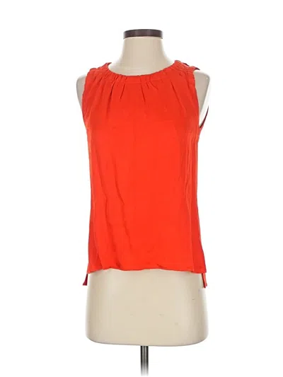 Pre-owned Boss By Hugo Boss Sleeveless Blouse In Orange