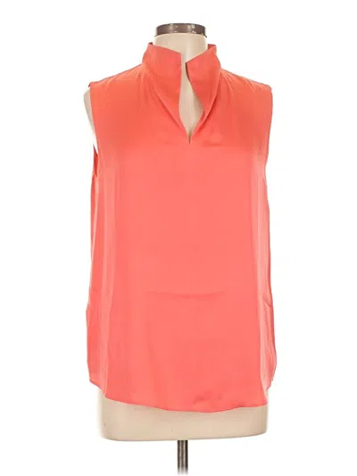 Pre-owned Boss By Hugo Boss Sleeveless Blouse In Orange