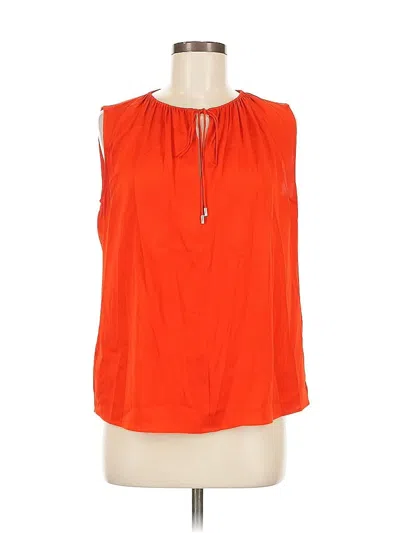 Pre-owned Boss By Hugo Boss Sleeveless Blouse In Red