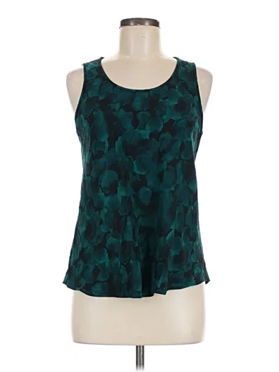Pre-owned Boss By Hugo Boss Tank Top Teal Halter Neckline Tops