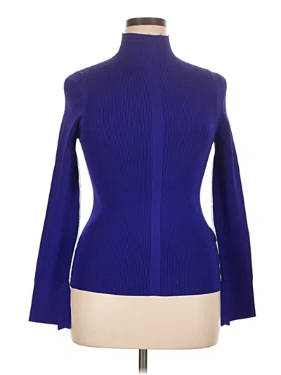 Pre-owned Boss By Hugo Boss Turtleneck Sweater In Blue