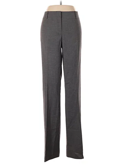 Pre-owned Boss By Hugo Boss Wool Pants In Gray