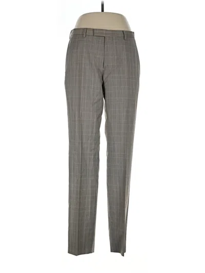 Pre-owned Boss By Hugo Boss Wool Pants In Gray