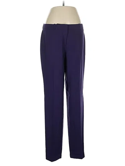 Pre-owned Boss By Hugo Boss Wool Pants In Purple