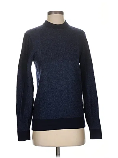 Pre-owned Boss By Hugo Boss Wool Pullover Sweater In Blue