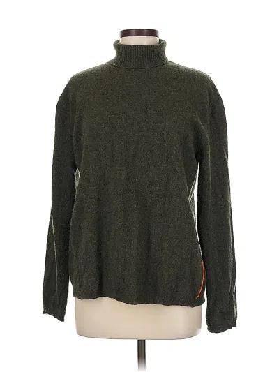 Pre-owned Boss By Hugo Boss Wool Pullover Sweater In Green