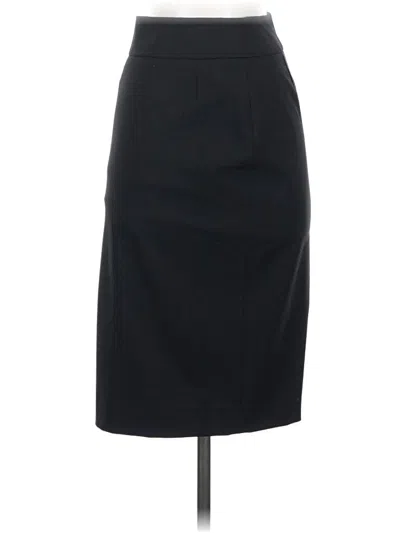 Pre-owned Boss By Hugo Boss Wool Skirt In Black