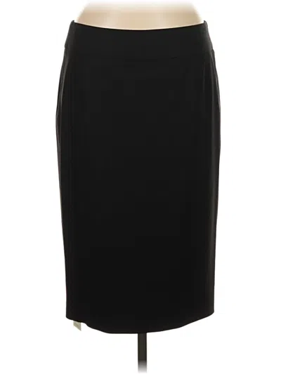 Pre-owned Boss By Hugo Boss Wool Skirt In Black