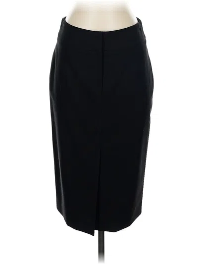 Pre-owned Boss By Hugo Boss Wool Skirt In Black