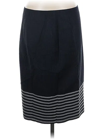 Pre-owned Boss By Hugo Boss Wool Skirt In Blue