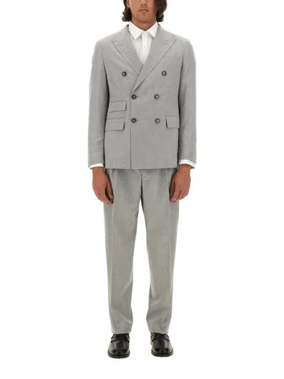 Boss Camel Heston Suit In Grey