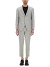 Hugo Boss Boss Lheston Dress In Grey