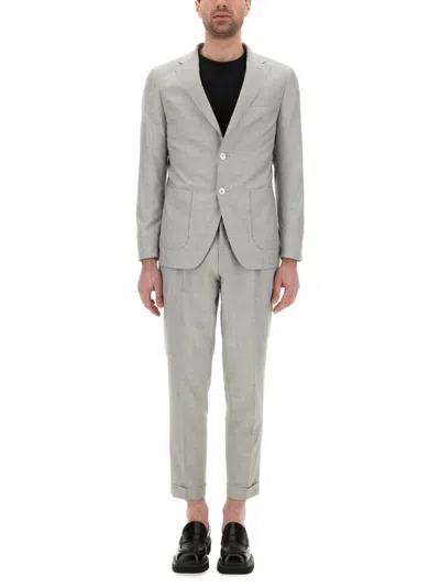 Hugo Boss Boss Lheston Dress In Gray