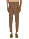 Hugo Boss Boss Trousers In Brown