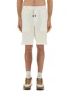 Hugo Boss Boss Short Lpeetlplrdss252 In White