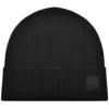 Boss Casual Boss Akaio Wool Blend Beanie Black In Black