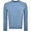 Boss Casual Boss Amarson Knit Jumper Blue In Blue