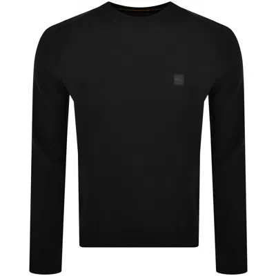 Boss Casual Boss Anion Knit Jumper Black