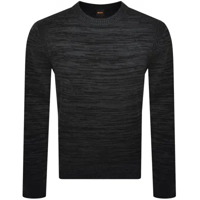 Boss Casual Boss Aperoso Knit Jumper Black