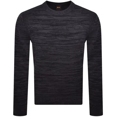 Boss Casual Boss Aperoso Knit Jumper Navy