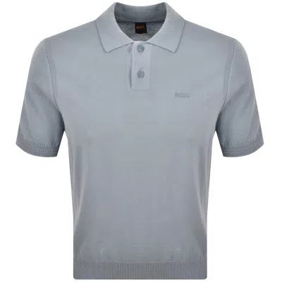 Boss Casual Boss Asac P Knit Polo T Shirt Blue