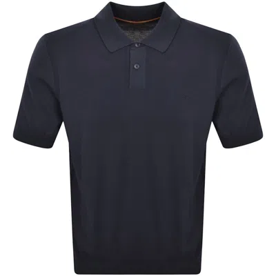 Boss Casual Boss Asac P Knit Polo T Shirt Navy