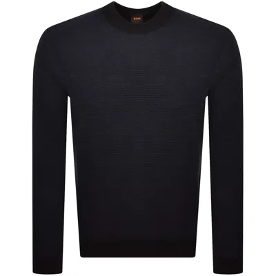 Boss Casual Boss Aspoki Knit Jumper Black