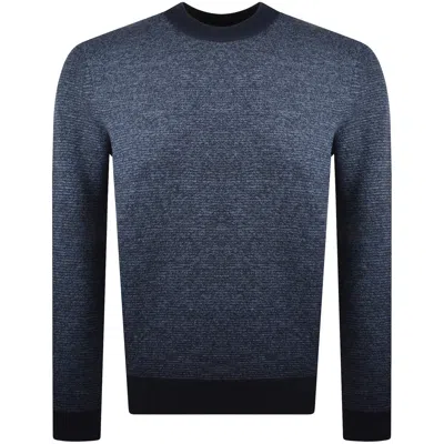 Boss Casual Boss Aspoki Knit Jumper Navy