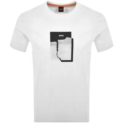 Boss Casual Boss Brokenice T Shirt White