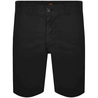 Boss Casual Boss Chino Slim Shorts Black