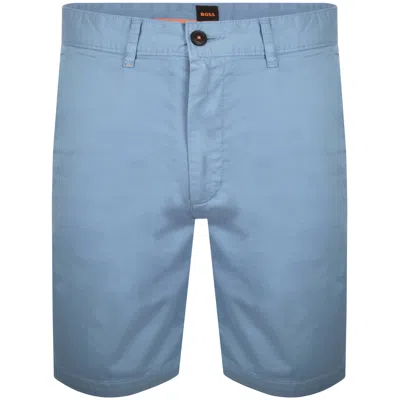 Boss Casual Boss Chino Slim Shorts Blue