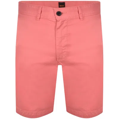 Boss Casual Boss Chino Slim Shorts Deep Pink