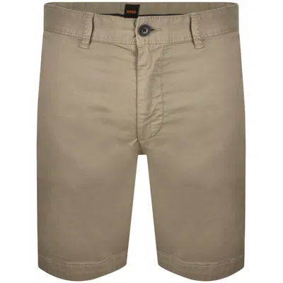 Boss Casual Boss Chino Slim Shorts Light Brown
