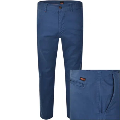 Boss Casual Boss Chino Slim Trousers Blue