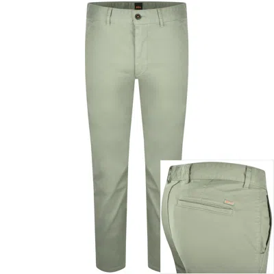 Boss Casual Boss Chino Slim Trousers Green