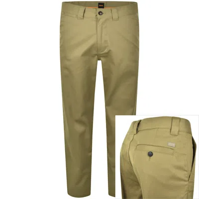 Boss Casual Boss Chino Straight Trousers Beige