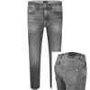 Boss Casual Boss Delaware Slim Fit Jeans Charcoal In Gray