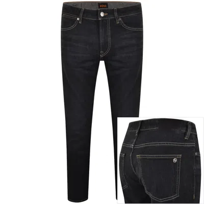 Boss Casual Boss Delaware Slim Fit Jeans Dark Blue In Black