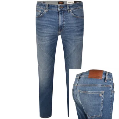 Boss Casual Boss Delaware Slim Fit Jeans Mid Wash Blue