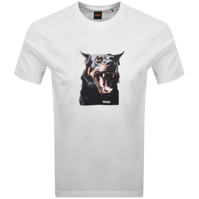 Boss Casual Boss Dobermann T Shirt White