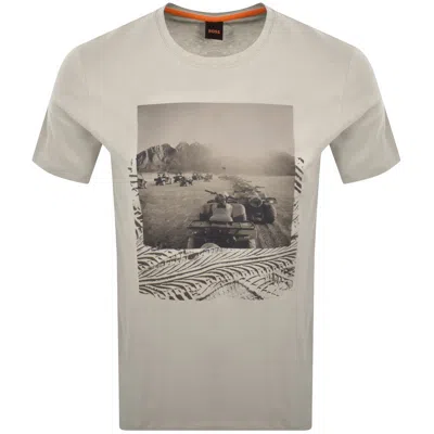 Boss Casual Boss Dunetrace T Shirt Beige